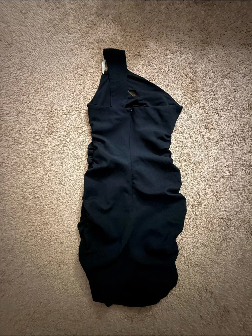 Zara Black One-Shoulder Mini Dress - Picture 2 of 3